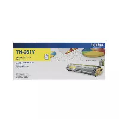 Brother TN-261 Sarı Orijinal Toner - 1